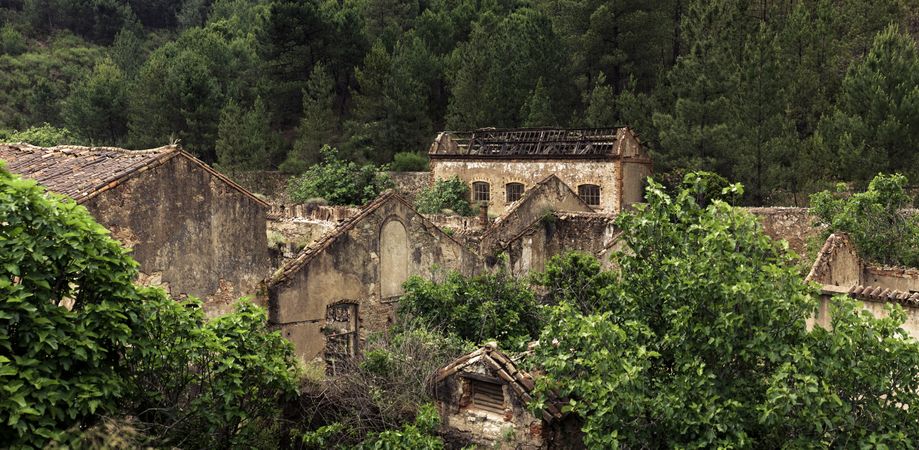 Old mining structures in Riotinto