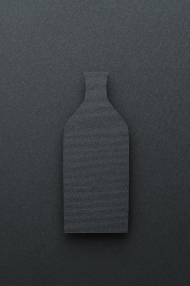 Paper cut out of a jar