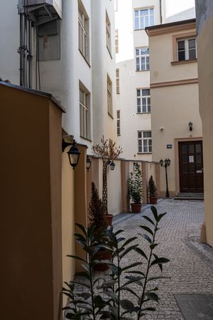Narrow streets of Old Prague