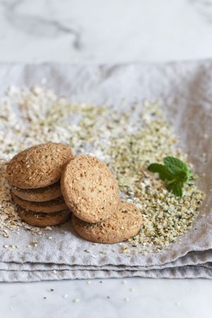 Close-up of some delicious cookies