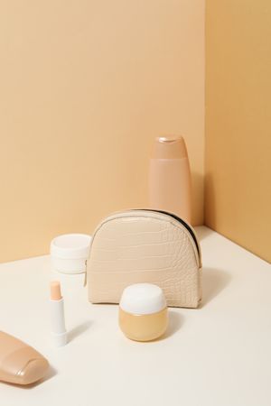 Bath accessories, toilet bag for different self care items