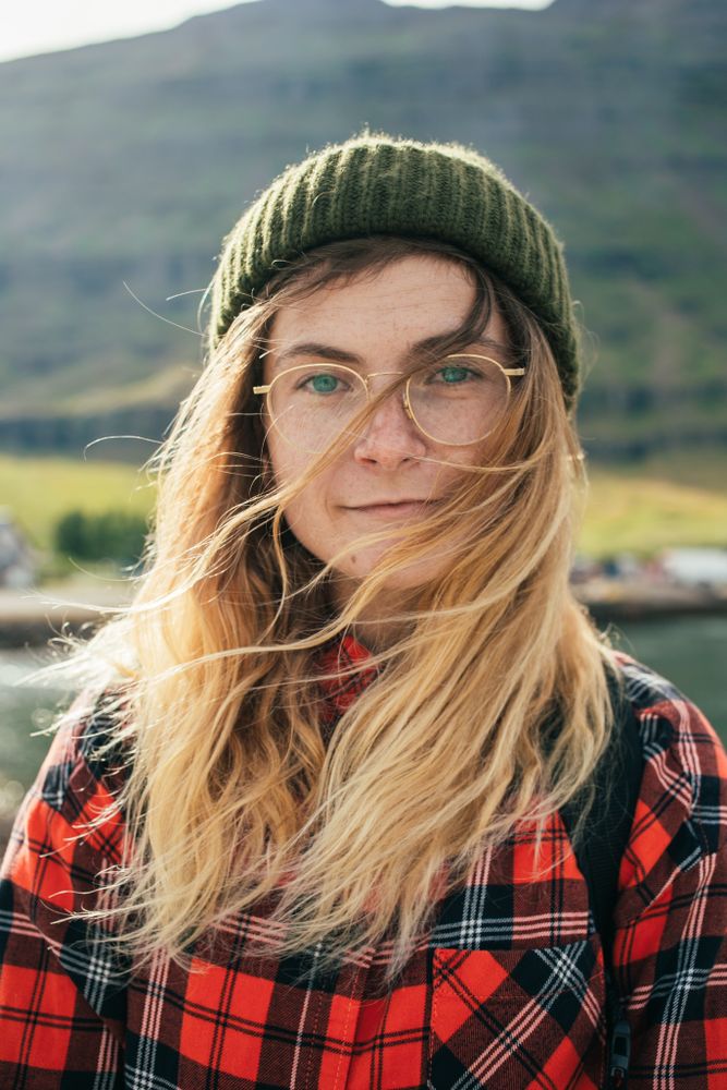 Portrait of Scandinavian woman