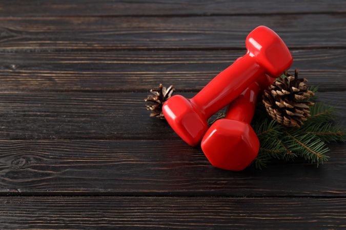 Concept of sport and Happy New Year, space for text