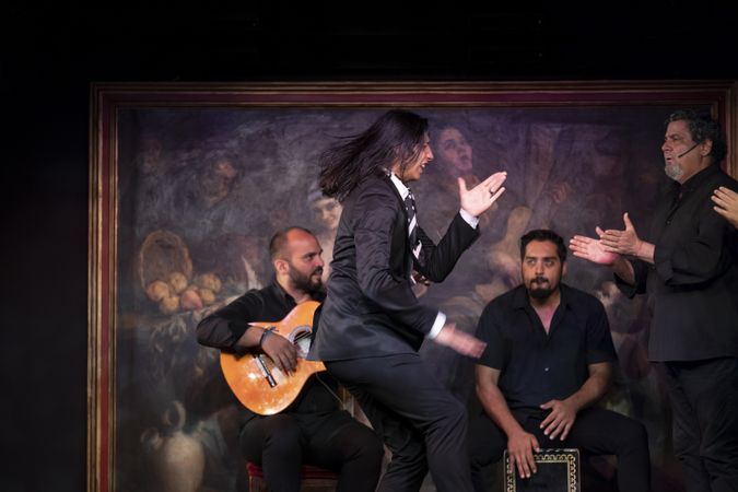 Flamenco performance on stage
