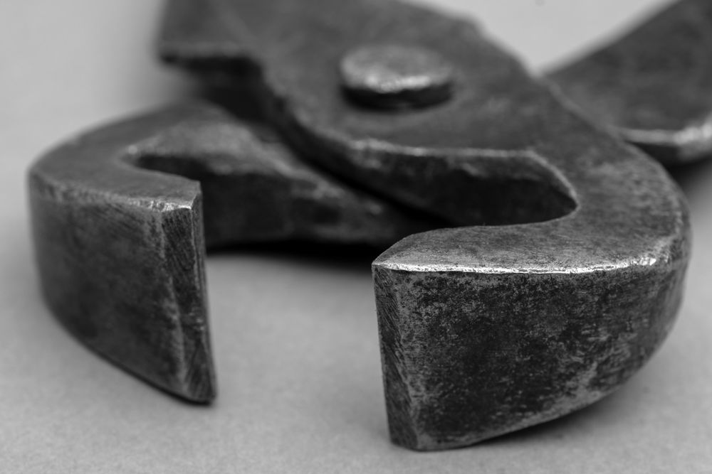 Nipper tool in close-p