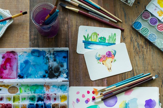 Watercolor painting