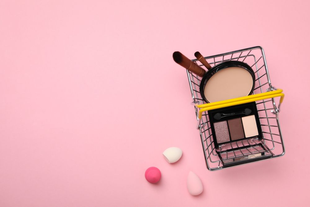 Concept of shopping, space for text