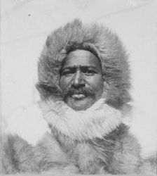 Portrait of Matthew Alexander Henson, arctic explorer bG98V5