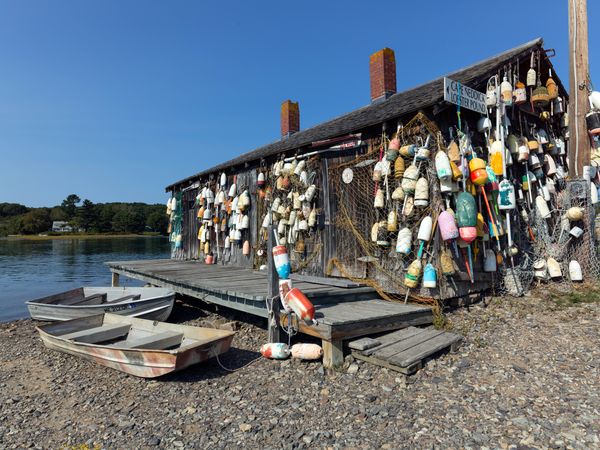 Old lobster shack, Cape Neddick, Maine