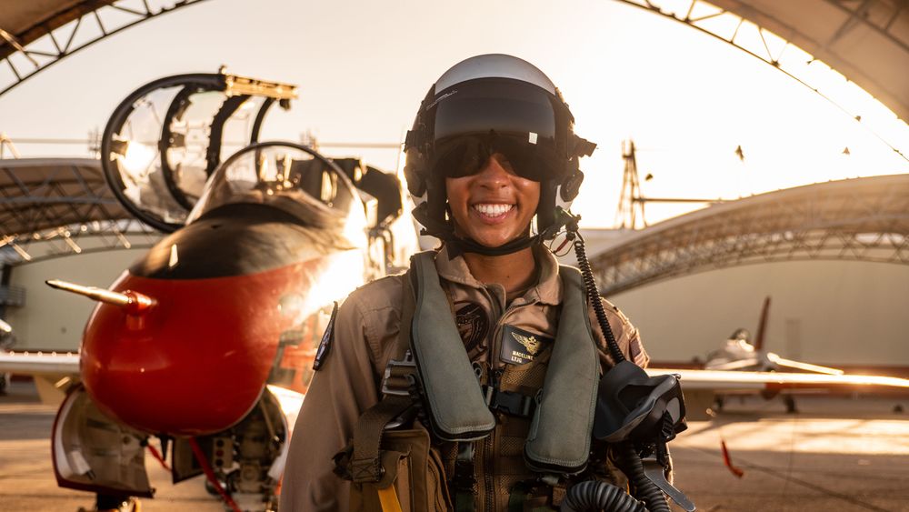 Kingsville, TX, USA - Jan 7,  2020: Lt. Madeline Swegle poses for a photo