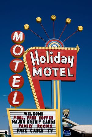 Holiday Motel sign, Las Vegas, Nevada