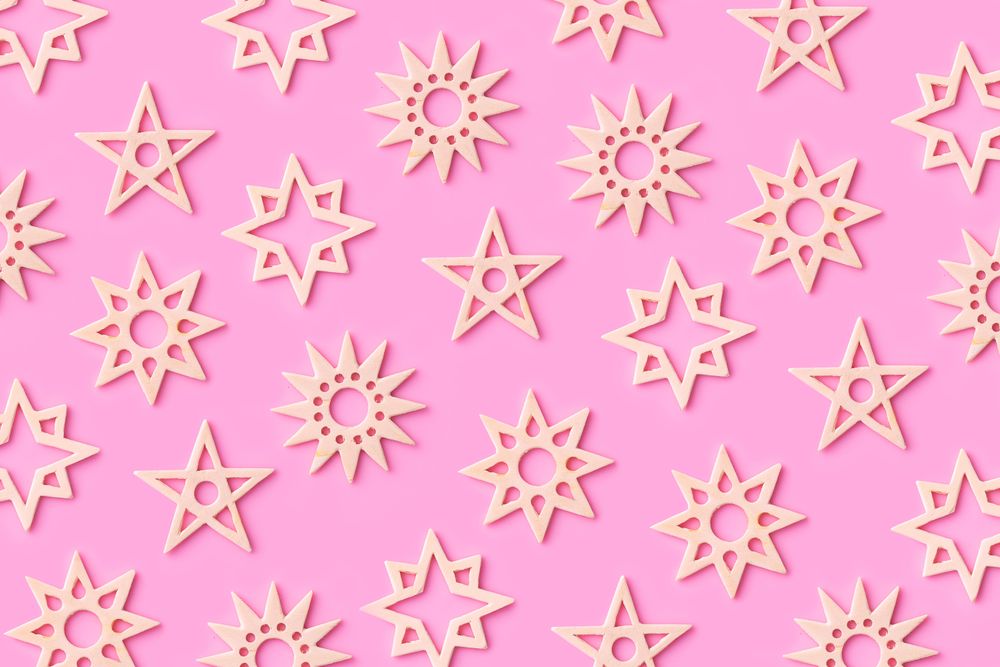 Christmas star ornaments