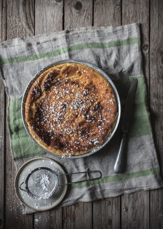 Cottage cheese baked pudding