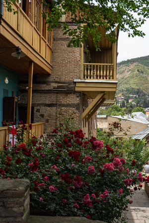 Tbilisi city centre in summer time