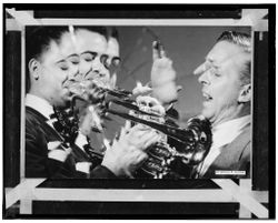 Richmond, VA, USA -  1947/1948: Portrait of Stan Kenton and Buddy Childers