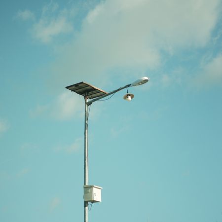 Street Lamp Against Clear Sky