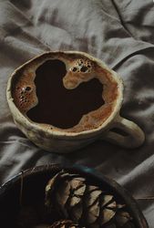 Fresh coffee in bed