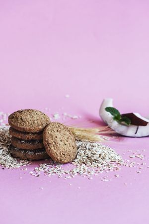 Close-up of some delicious cookies