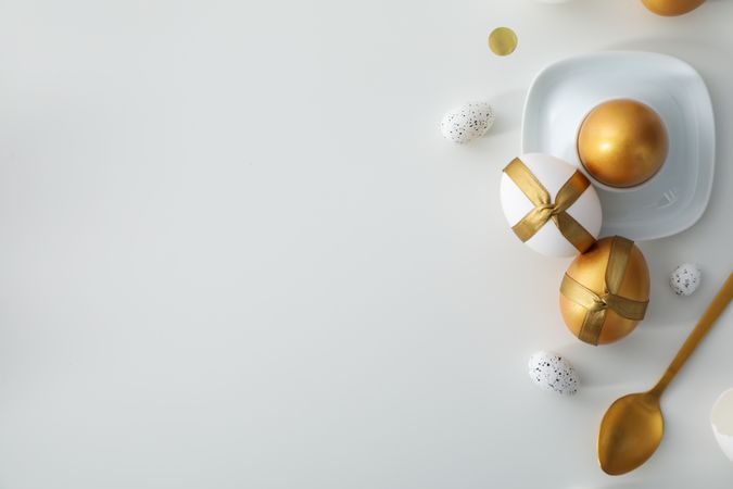 Pension rewards, returns and investment funding concepts, golden eggs