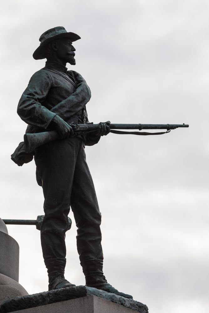 Georgia Monument at a Military Park Chickamauga & Chattanooga, Tennessee