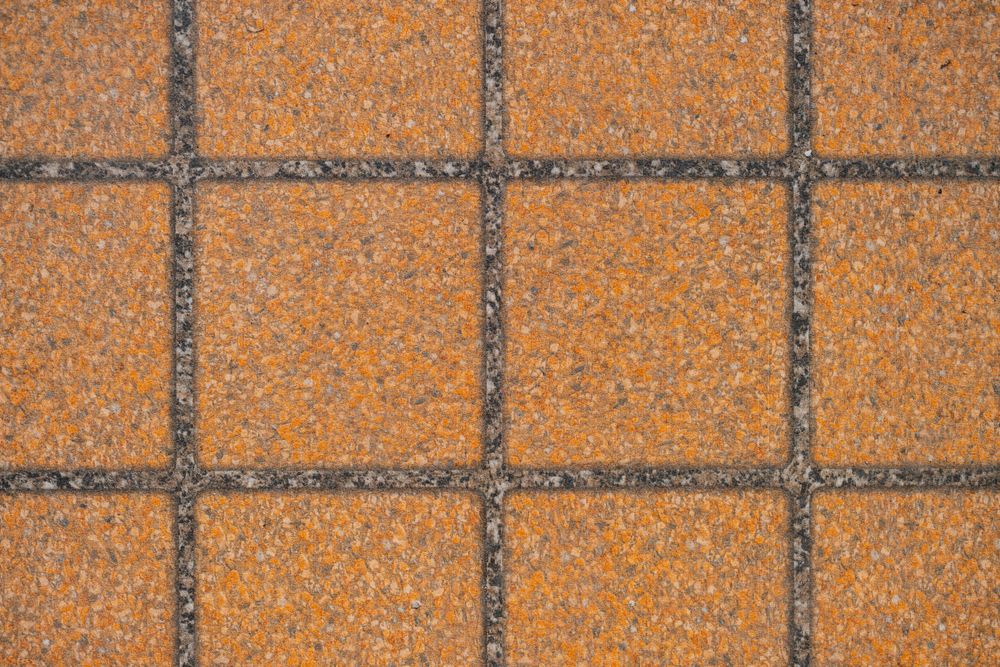 Orange tile texture background