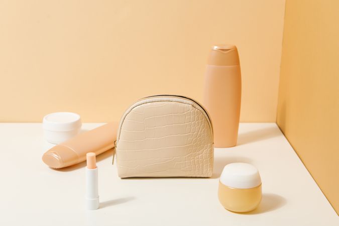 Toilet bag for different toilet and self care accessories