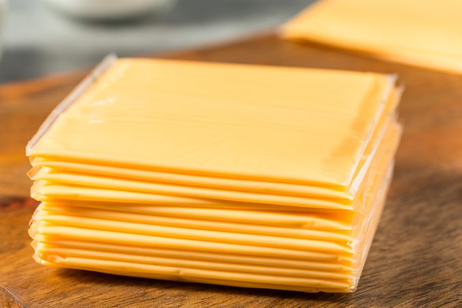 Yellow Cheddar American Cheese Singles