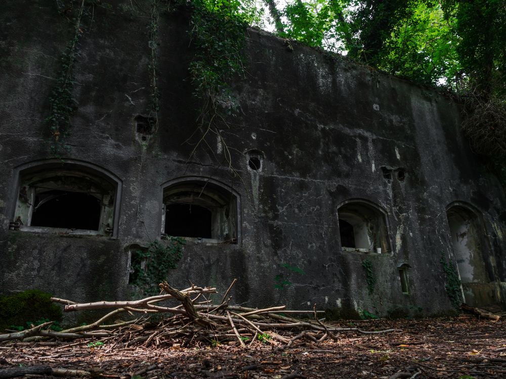 Military fortifications of the First World War. Concrete fort
