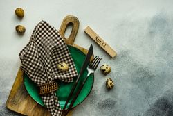 Easter table setting