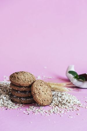 Close-up of some delicious cookies