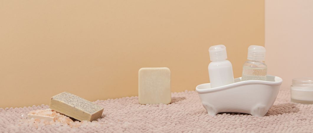 Concept of cosmetic and beauty care, space for text