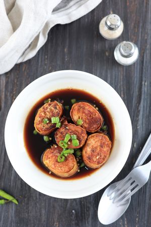 Gohyong or Ngo Hiang, Made from Minced Chicken with Flour Wrap