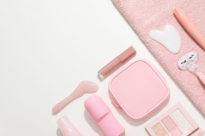 Toilet bag for different toilet and self care accessories