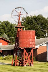 Water tank and crude windmill in Iowa County, Iowa P4Z7rb