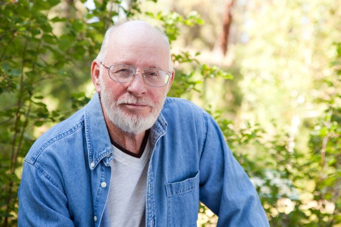 Handsome Older Man Portrait