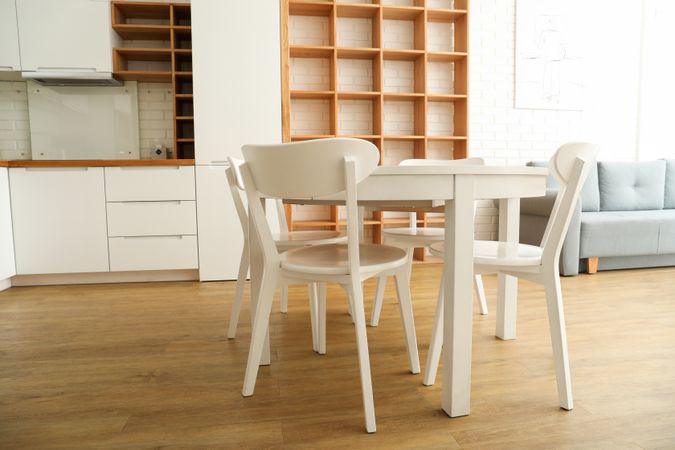 Concept of interior, interior of room in flat