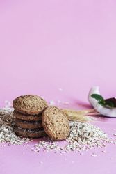 Close-up of some delicious cookies