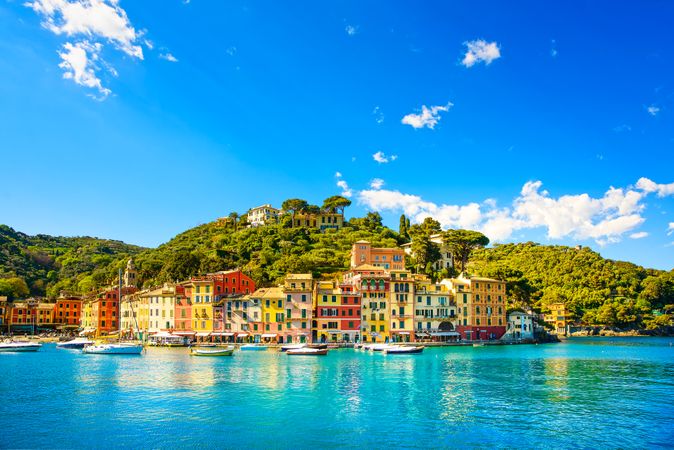 Portofino luxury village view, Liguria, Italy