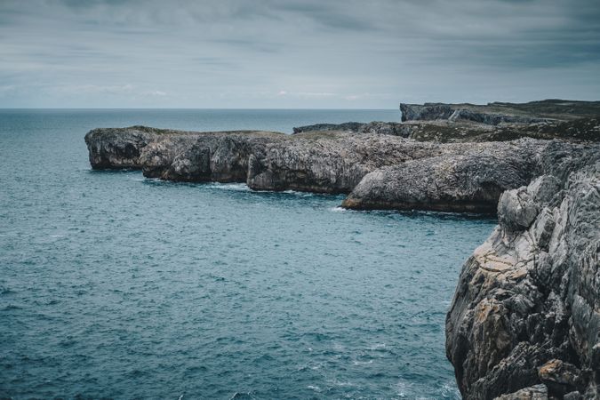 Picturesque rocks and turquoise sea