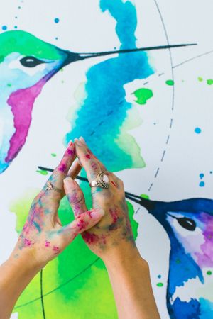 Watercolor painting