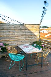 Terrace with table and chairs
