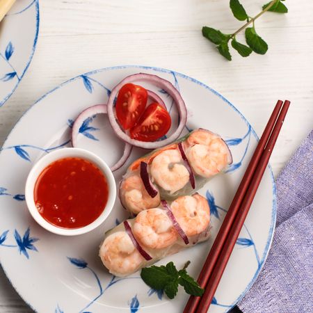 Vietnamese spring rolls