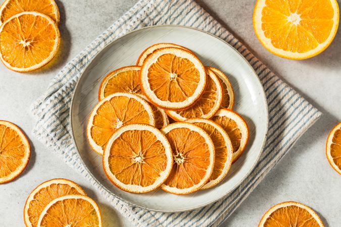 Healthy Organic Dried Dehydrated Orange Slices