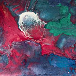 Fluid Art, Abstract Acrylic Background