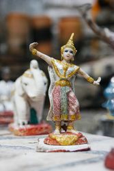 Figurine of dancer in traditional costume