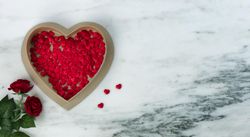Large and small hearts for Valentine’s day
