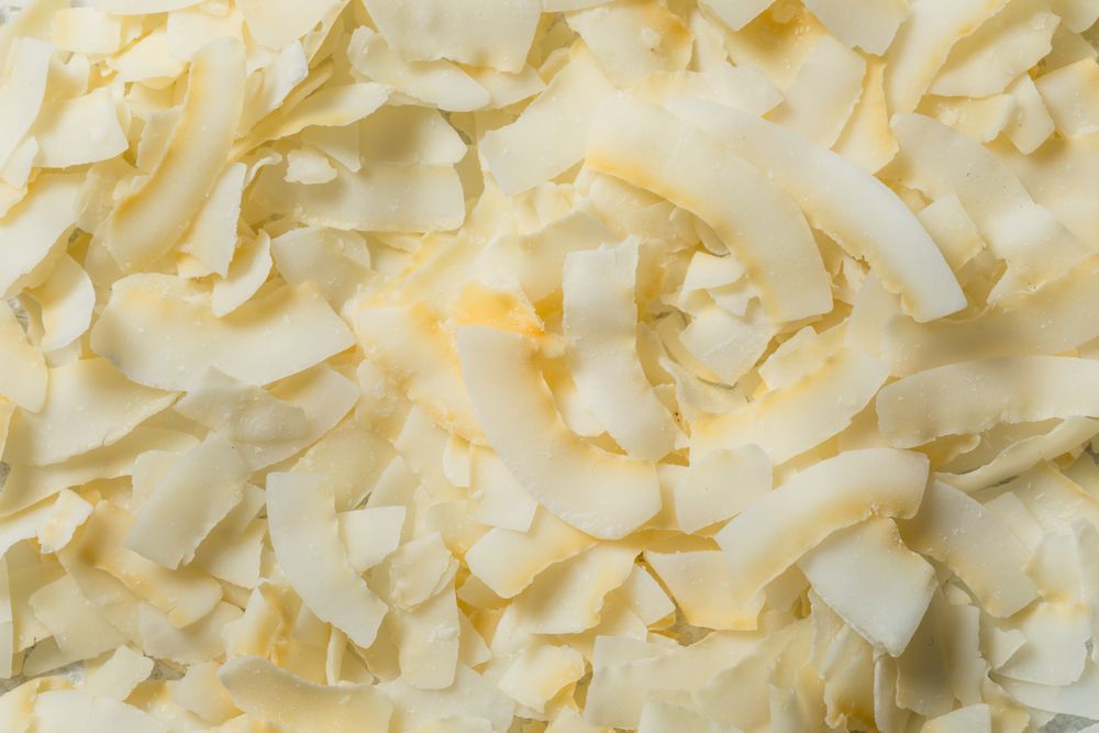 Organic Shredded Coconut in a Bowl