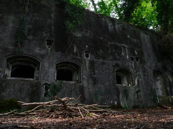 Military fortifications of the First World War. Concrete fort