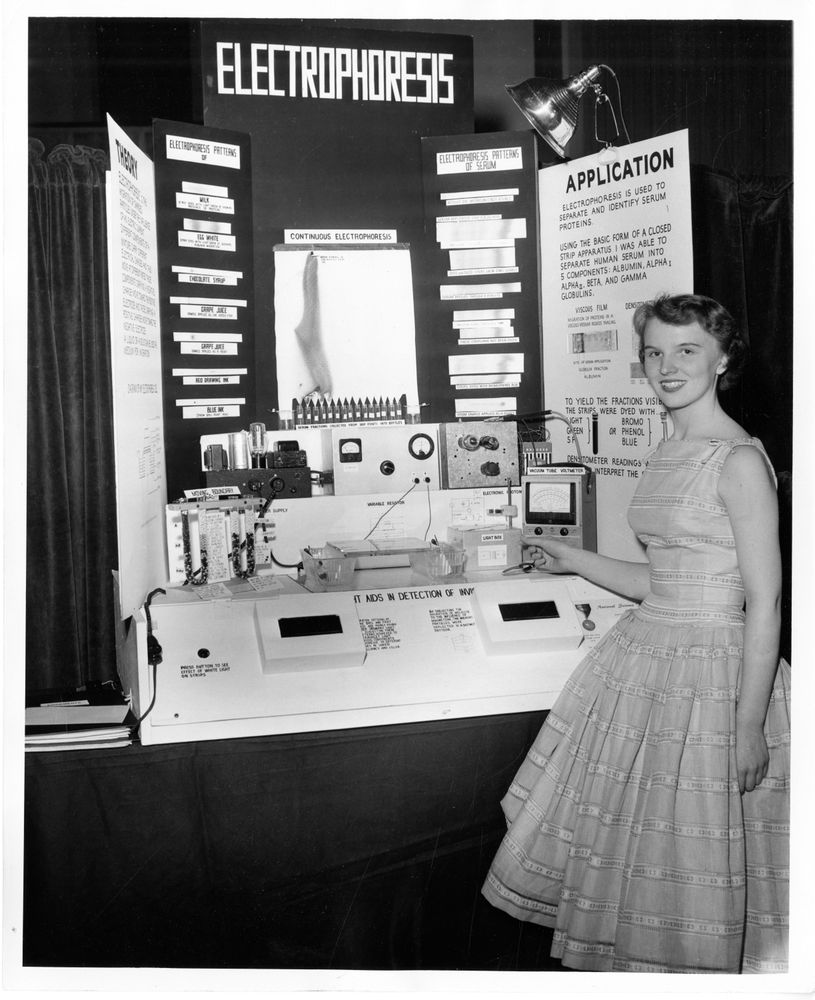 Allentown, PA, USA - 1956: Taimi Toffer Anderson