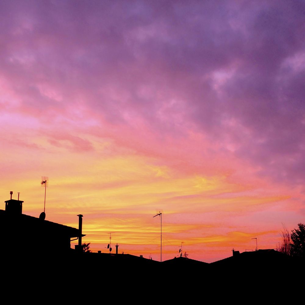Sunset over the rooftops